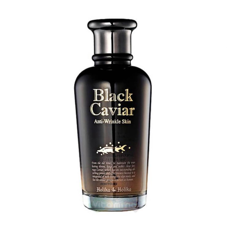 Holika Holika Антивозрастной тоник с экстрактом черной икры Black Caviar Antiwrinkle Skin