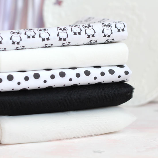 Набор тканей для творчества Милые панды
