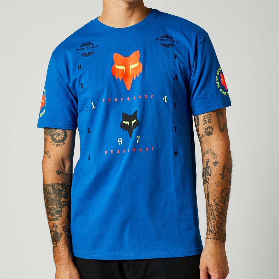 Fox  Mawlr SS Premium Tee Royal Blue Limited Edition футболка