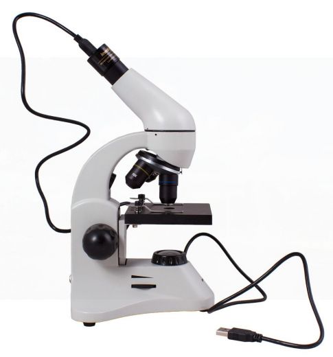 Микроскоп Levenhuk Rainbow D50L цифровой,2 Мпикс, Moonstone - Лунный камень