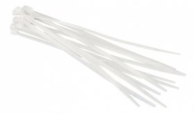 Стяжки кабельные пластиковые 2,8*300, белые