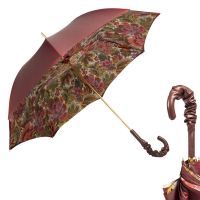 Зонт-трость Pasotti Bordo Motivi Pelle