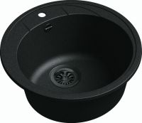 Кварцевая мойка Ewigstein Rund R45 Черный