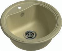Кварцевая мойка Ewigstein Antik R50 Бежевый