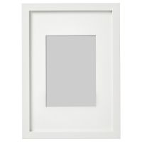 RIBBA РИББА, Рама, белый, 21x30 см - 203.815.41