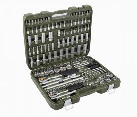 620851 Набор головок и принадлежностей 1/4", 3/8", 1/2" 151 предмет Дело Техники