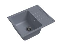 Кварцевая мойка Ewigstein Elegant 45F Серый Металлик