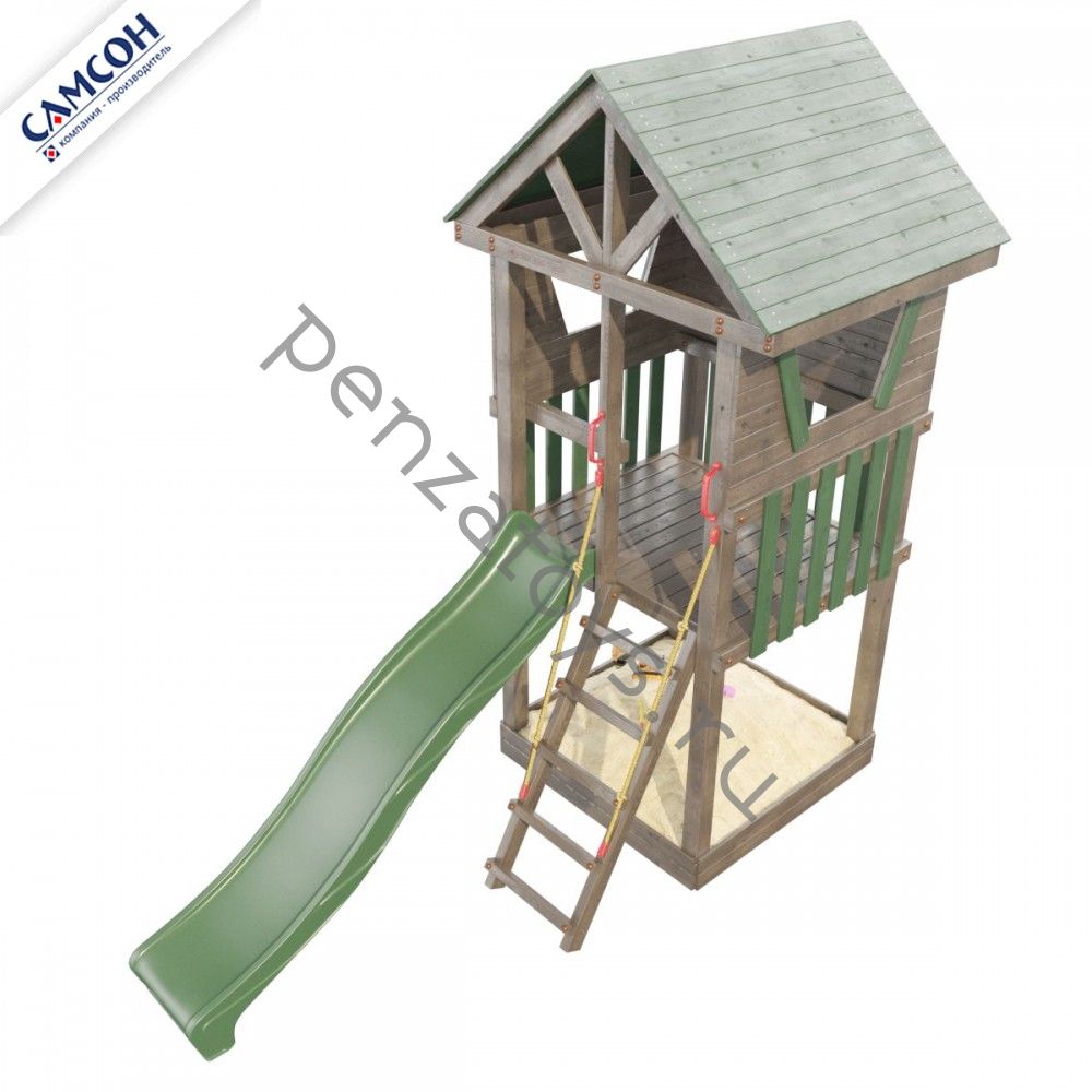 Детская игровая деревянная площадка Сибирика Башня