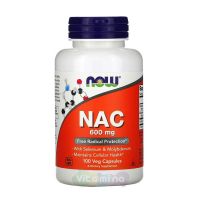 Now Foods NAC (N-ацетил-цистеин) 600 мг, 100 капс