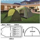Палатка 3-4 местная Mimir Mir Camping ART1036
