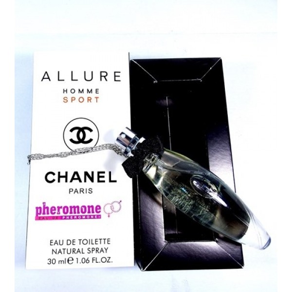 ТУАЛЕТНАЯ ВОДА С ФЕРОМОНАМИ CHANEL ALLURE MAN SPORT , 30МЛ