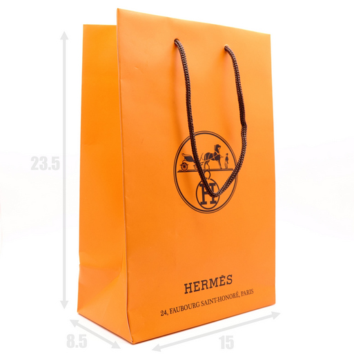 Подарочный пакет Hermes 23.5х8.5х15