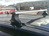 Багажник на крышу Mitsubishi Grandis​, Атлант, крыловидные аэродуги