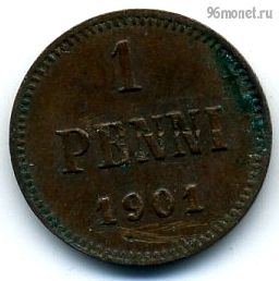 Финляндия 1 пенни 1901