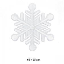 Термо-аппликация Снежинка светоотражающая 65 мм х 65 мм (TBY.S70)