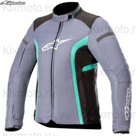 Куртка женская Alpinestars Stella T-Kira V2 Waterproof, Cветло-серая с черным