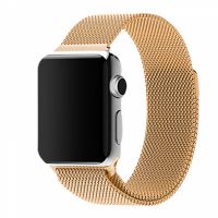 Ремешок миланская петля для часов Apple Watch 38/40mm золотой