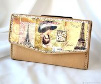 Кожаный кошелёк женский Fashion queen