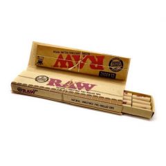 Бумажки для самокруток с готовыми типсами Raw Classic King-Size + Roll-Tips