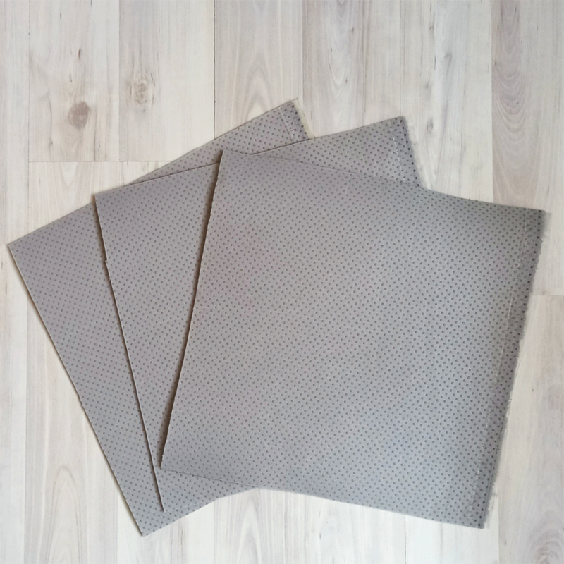 Ткань антислип, JR 128457, с поролоном, цвет серый, бежевый, размер 33х33 см, 1 шт