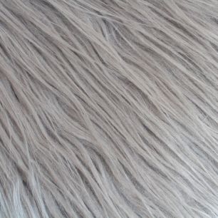 Длинноворсовый мех Серый, прямой ворс 50х37