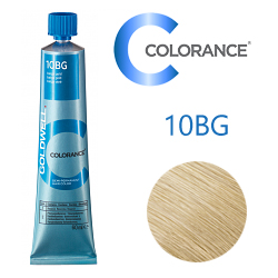 Goldwell Colorance 10BG - Тонирующая крем-краска Золотисто-бежевый блондин 60 мл