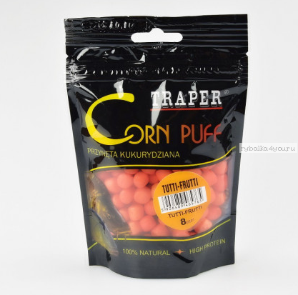 Corn puff 8мм/20 Tutti-Frutti TRAPER (Трапер) Кукуруза воздушная тутти-фрутти
