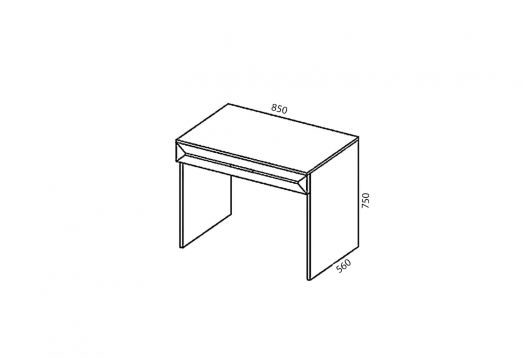 Гостиничная мебель Вояж (зеркало Z2+стол СТ+шкаф ШУ+вешалка ВШ+зеркало Z1+тумба ПБ+тумба ТП+кровать КР 0,9x2,0+кровать КР 0,9x2.0+тумба ТП)