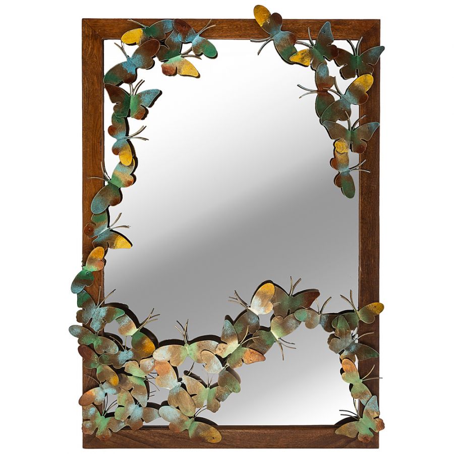 Зеркало настенное "Бабочки" 65.5х20х96.5 см