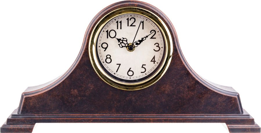 Часы настольные кварцевые "Royal House" 40x20 см., циферблат 11 см., цвет: антик бронза