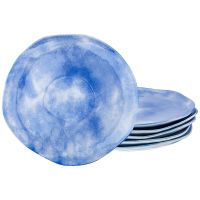 Набор тарелок обеденных "Парадиз" 6 шт. 26 см голубая лагуна
