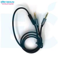 Купить AUX кабель Rock Audio Cable с пультом 0.8м в Москве в интернет магазине аксессуаров для смартфонов elite-case.ru