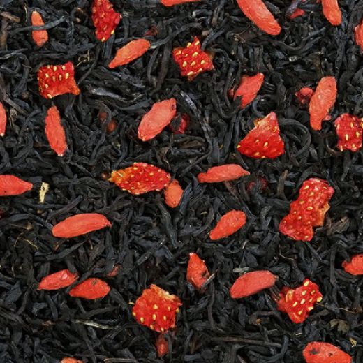 Годжи-земляника - черный чай с натуральными добавками
