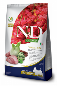 N&D Dog Quinoa Digestion Lamb Adult Mini (Ягненок+киноа для собак мелких пород, поддержка пищеварения)