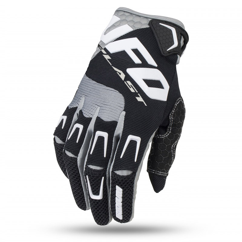 UFO Iridium Glove Black перчатки для мотокросса, черные