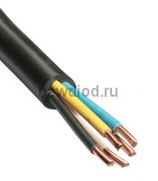Кабель ВВГ нг(А)-LS 5х6 ок (N PE) 0.66кВ