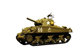 Радиоуправляемый танк Heng Long M4A3 Sherman V7.0 1:16 RTR 2.4GHz