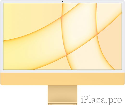 Apple iMac 24" Retina 4,5K, M1 (8C CPU, 8C GPU), 8 ГБ, 512 ГБ SSD, жёлтый, Z12T000AH