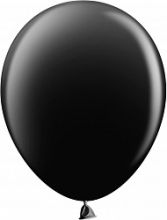 Шар (12''/30 см) чёрный, пастель, 100 шт.