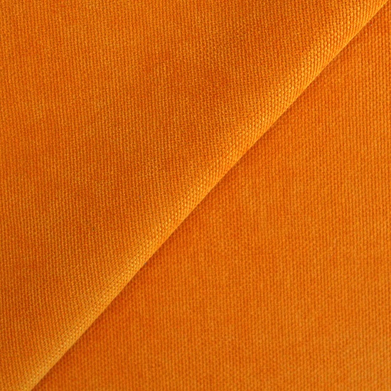 Лоскут ткани - Декоративная парусиновая, однотонный оранжевый 25*50 см. УЦЕНКА!