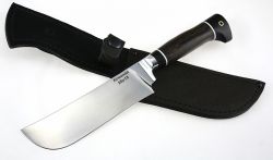 Нож узбекский пчак средний 95Х18, рукоять венге черный граб
