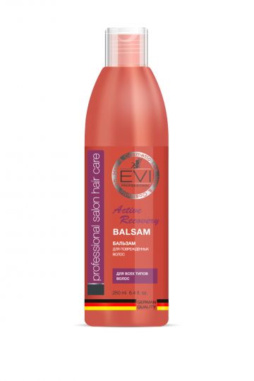 Бальзам-ополаскиватель «Активное восстановление» для поврежденных волос, 250 мл. «EVI»