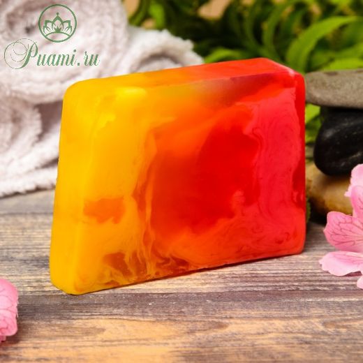 Косметическое мыло для бани и сауны "Розовый манго", "Добропаровъ", 100 гр.