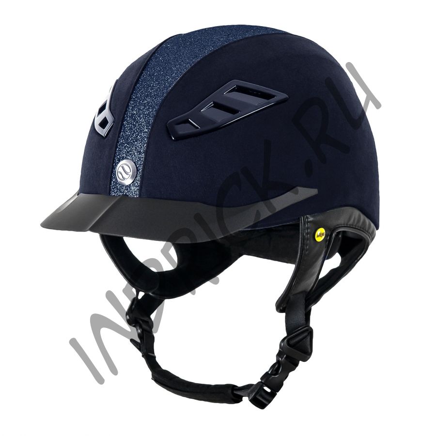 Шлем для верховой езды EQ3 Lynx Microcoup Синий Песок