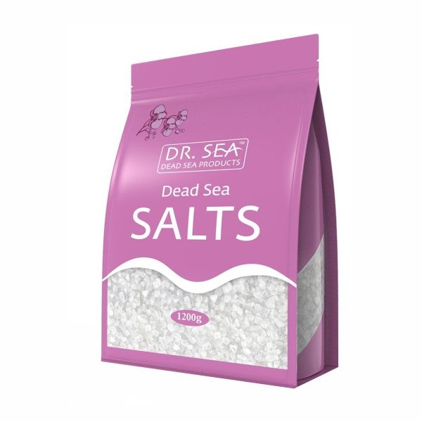 Соль Мертвого моря с экстрактом орхидеи Dr.Sea (Доктор Си)  (пакет 1200г)