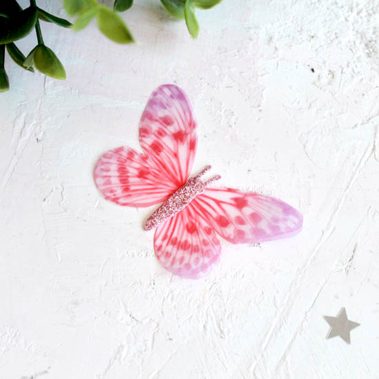 Аксессуар для кукол - бабочка розовая, 6 см.