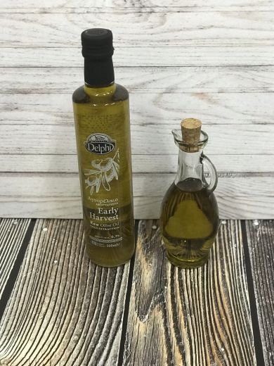 Delphi оливковое масло нефильтрованное сырое, ранний урожай 0.3 кислотность 500 мл