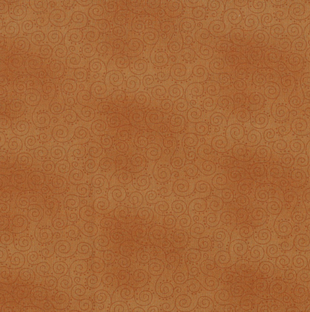 фото Ткань Dotty Scroll (Завитки) MAKOWER UK Великобритания 1031 коричневый