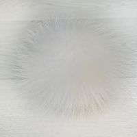 пом1006-03 Помпон из натурального меха Песец белый