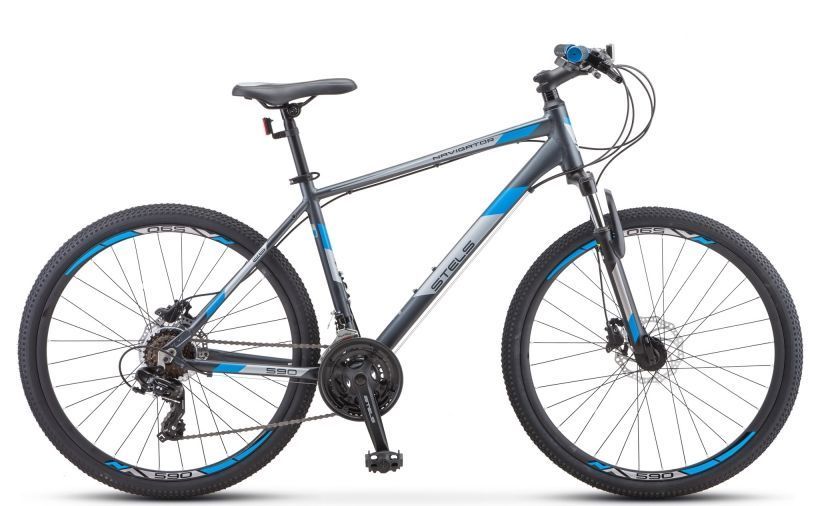 Велосипед Stels Navigator 590 D K010 18" Синий/салатовый (LU089784 LU094326)